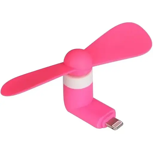 Вентилятор мобильный Lightning розовый - фото 1