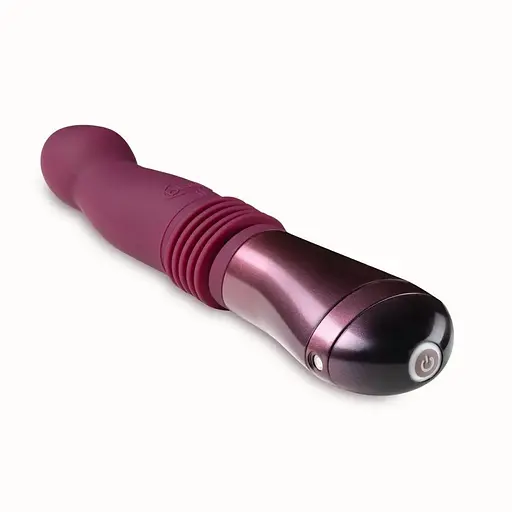 Пульсатор Temptasia Blush Trixie Thrusting Dildo Wine Red - фото 6