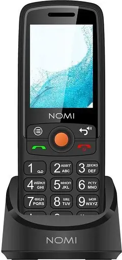 Мобільний телефон бабушкофон Nomi i2440 Black - фото 4