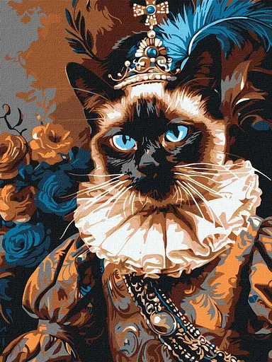 Набор для росписи по номерам Стиль ренессанса, 30x40 см, КНО6633