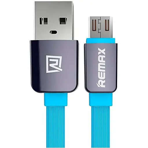 Кабель Micro USB Remax Kingkong Perfume Cable RC -015 м голубой - фото 1