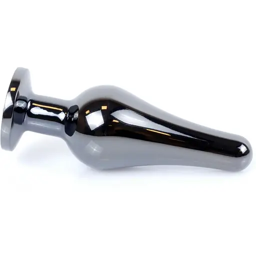 Анальна пробка Boss Of Toys Boss Series - Jewellery Dark Silver Butt Plug Black, BS6400056, Срібний / Чорний - фото 4