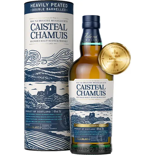 Уценка. Виски Caisteal Chamuis Blended Malt Scotch Whisky, 46%, 0,7 л - фото 4