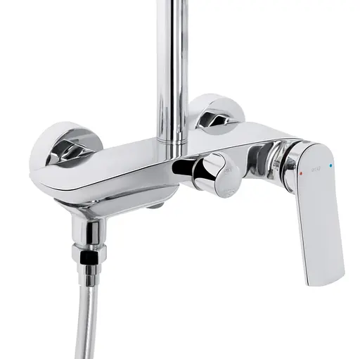 Душевая система универсальная Qtap Slavonice Chrome с изливом QTSLA111CRM45909 - фото 3