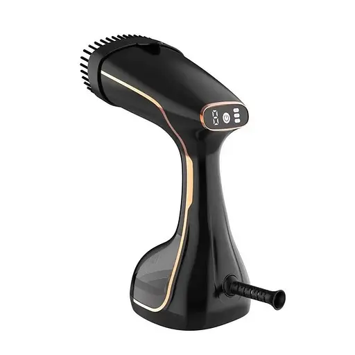 Ручний відпарювач Zepline ZP-210 парова праска для одягу 3000Вт 0.4л Сенсорне керування Чорний - фото 2