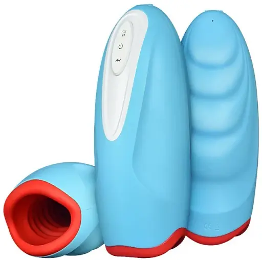 Мастурбатор I'MCUM Oral Pleasure Імітатор орального сексу Синій (FJB229)