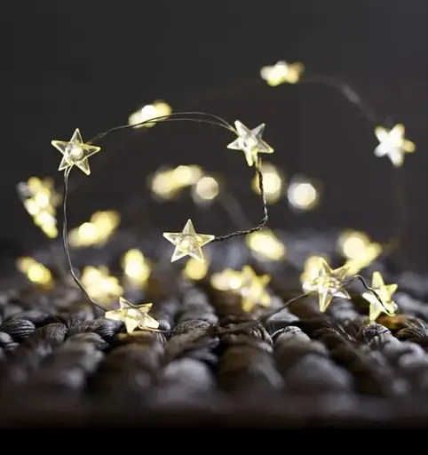 Світлодіодні гірлянди LED City 20 led Зірочки 2.3 м з батарейками в комплекті - фото 2