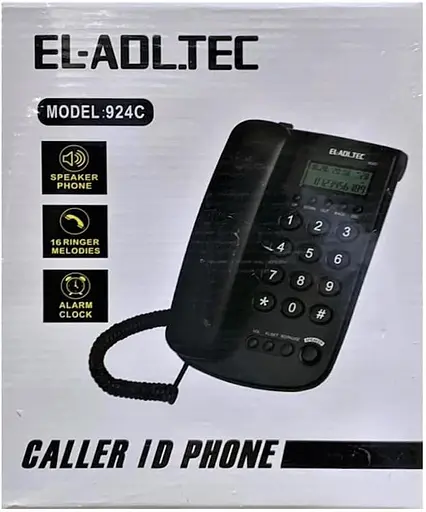 Стационарный телефон заземления черный - фото 2