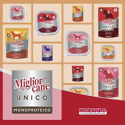 Вологий корм для собак Morando Migliorcane Unico паштет з прошуто 100 г - фото 5