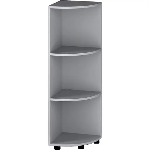 Стелаж кутовий Orange-Line ОП-732 середній сіра мишка 347х347х1103 мм