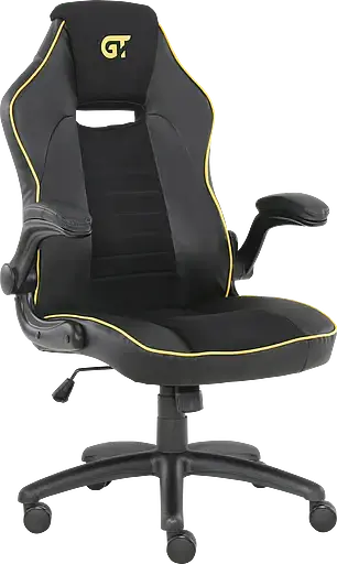 Геймерское кресло GT Racer черное с желтым (X-2760 Black/Yellow) - фото 2
