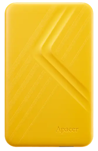 Внешний жесткий диск Apacer портативный USB 3.2 Gen1 AC236 1 ТБ 2,5 дюйма Желтый - фото 2