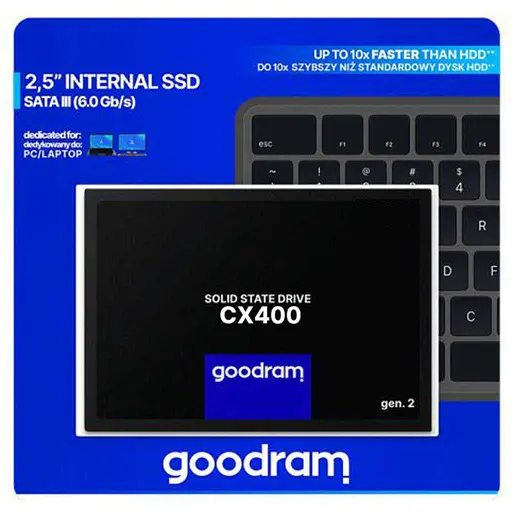 Накопичувач SSD GoodRam Sata 2.5" 1Tb CX400 (SSDPR-CX400-01T-G2) - фото 4