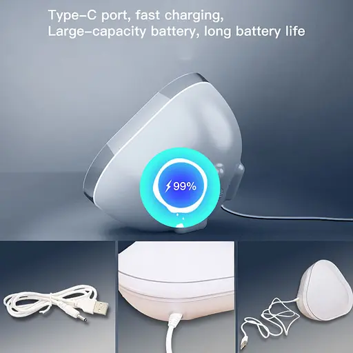 Настільний світильник SAL-009B Bluetooth USB interface with app White - фото 3