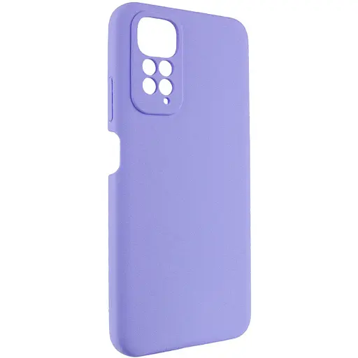 Чохол Silicone Cover Lakshmi Full Camera (AAA) для Xiaomi Redmi Note 11 (Global) / Note 11S Бузковий / Dasheen - фото 2