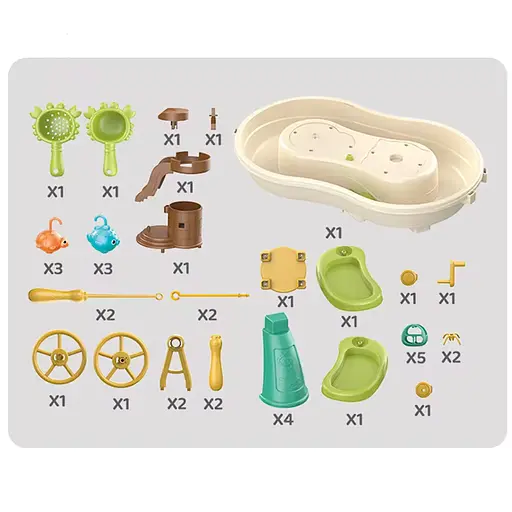 Риболовля, платформа-столик, циркуляція води, рибки, вудки, QY9995 - фото 2