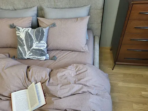 Комплект постельного белья Washed Cotton из вареного хлопка Брауни Brownie - двуспальный - фото 6