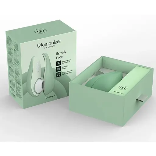 Вакуумний стимулятор Womanizer Liberty 2 Sage - фото 8