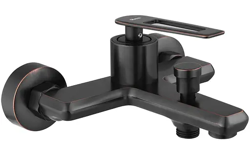 Смеситель для ванны Rea Blade настенный Old Black REA-B9975 Черный матовый - фото 2