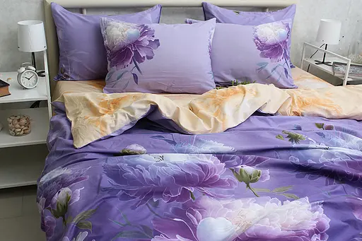 Комплект постільної білизни TAG Tekstil з компаньйоном Сімейний 000267463 (S538) - фото 4
