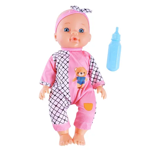 Пупс интерактивный, SY041-1/SY041-2, 30 см, с аксессуарами (в ассортименте)