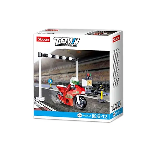 Конструктор Town Мотоцикл, M38-B0717, 45-77 деталей, (В ассортименте)