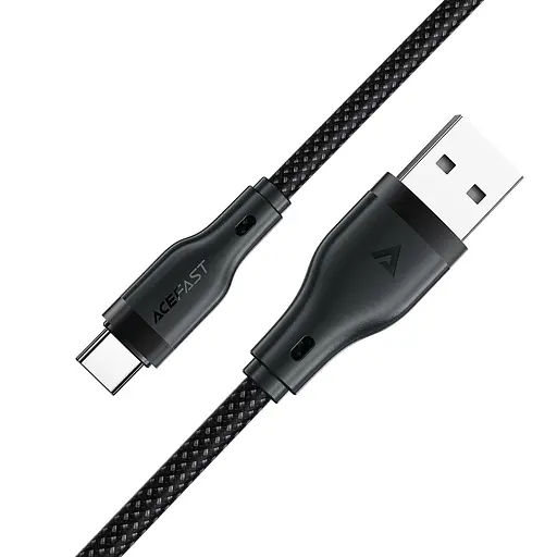 Кабель ACEFAST C8-04 USB-A to USB-C charging data cable Black - фото 4