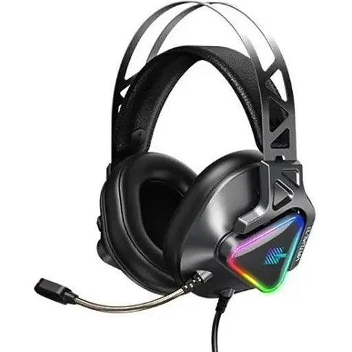 Дротова гарнітура Remax LED Wargod Series Gaming Headphone RM-810, USB, 7.1, 2.5m, black
