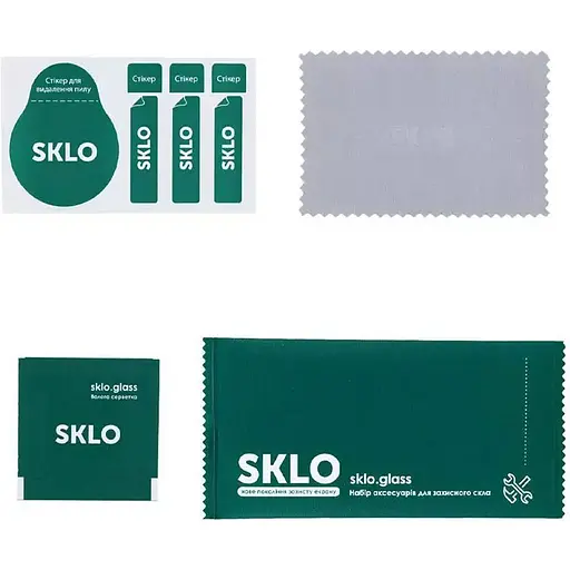 Захисне скло SKLO Full 3D Glass для Redmi Note 13 5G/13 Pro 4G/5G / Poco M6 Pro 4G/ Note 14S Black [125417] - фото 3