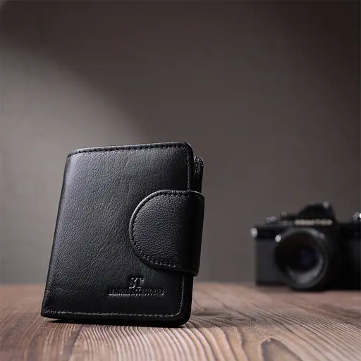 Кожаный женский кошелек ST Leather 10х11х2 см acs0029415 - фото 9