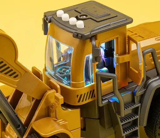 Машинка-конструктор Otamanko Автоконструктор Погрузчик вилочный/с грейфером для древесины 2 в 1 - фото 5