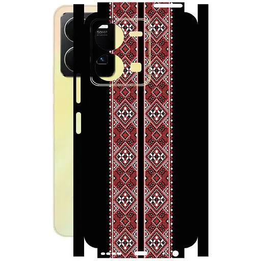 Захисна плівка StatusSKIN для Vivo Y35 Корпус Вініл Вишиванка 3