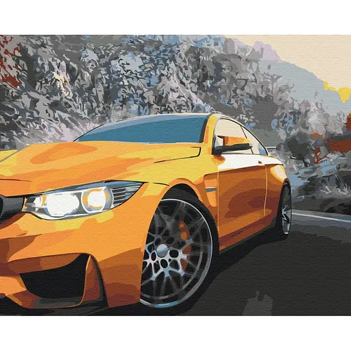 Картина по номерам "Драйвовый пейзаж" Brushme BS53710, 40x50 см - фото 1