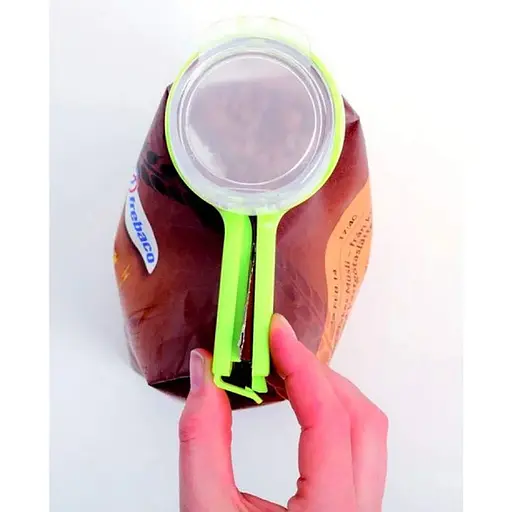 Універсальна кліпса-дозатор затискач для пакетів SpiderJuice Seal (2 шт. у наборі), Kitchen Master 87729 - фото 8