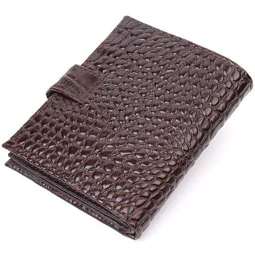 Мужской кошелек из натуральной кожи 9.5х11х2.5 см KARYA 9.5х11х2.5 см acs0024258 - фото 2