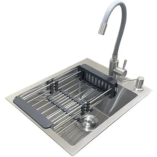 Комплект мийка + змішувач Romzha Arta U-350S (С)