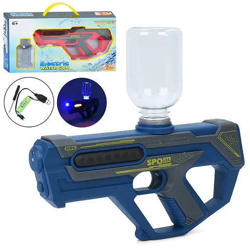 Водяной автомат, 25 см, аккумулятор, свет, USB-зарядка, 33.5x20x6.5 см (В ассортименте) - фото 2