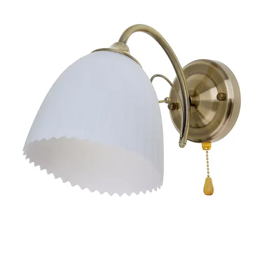 Бра Brille LK-675W/1 E27 AB настінне накладне мінімалізм