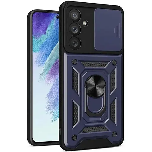 Чохол Ummi Camshield Serge Ring для Samsung Galaxy S24 FE Синій