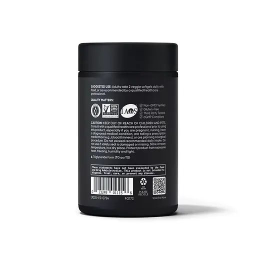 Омега 3 Sport Research Vegan Omega-3 1400 mg, 60 капсул з концентрату рослинної водоростевої олії - фото 3