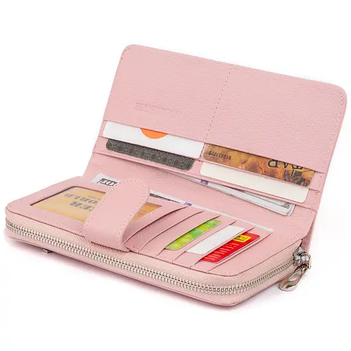 Женский кожаный кошелек ST Leather 19х9.5х2.5 см acs0016018 - фото 5