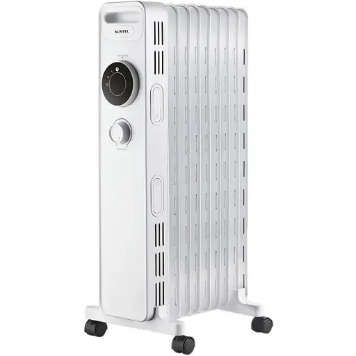 Радіатор масляний Voltronic KUMTEL KUM-1225S, 2000 Вт, 9 ребер, 20 м², 640×480×250мм, White, Box