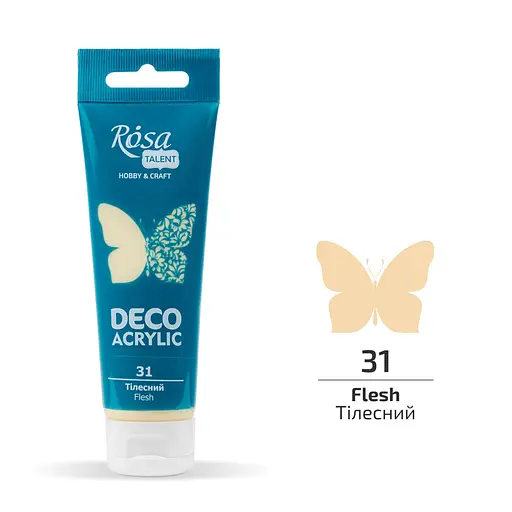 Акрил для декору Тілесний (31) матовий 75 мл Rosa Talent - фото 1