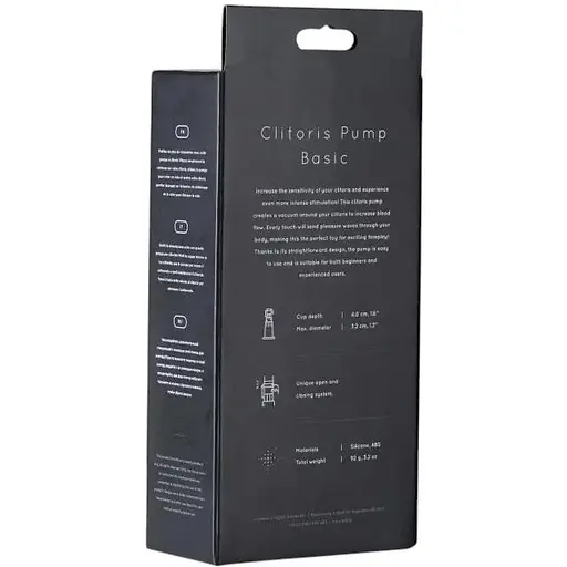 Ручна вакуумна помпа для клітора Saiz Clitoris Pump Basic - фото 3