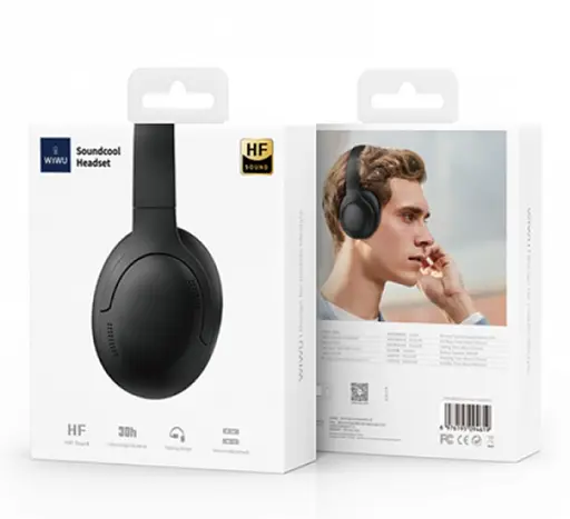 Навушники Wiwu Bluetooth TD-02 Soundcool Headset чорні - фото 2