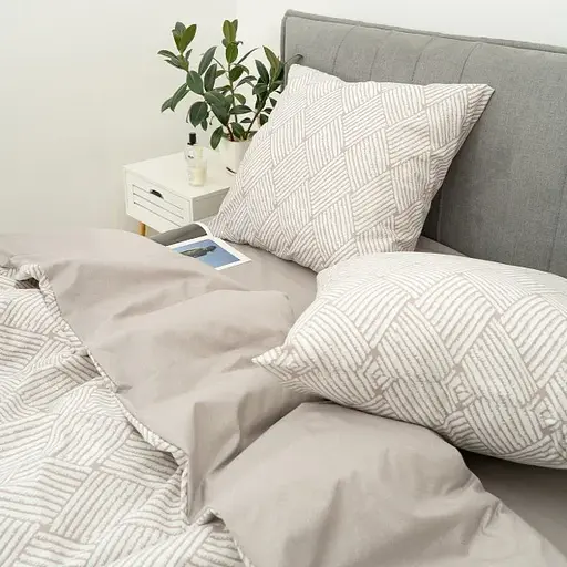 Комплект постільної білизни Viluta полуторний ранфорс 25381 100% бавовна - фото 2