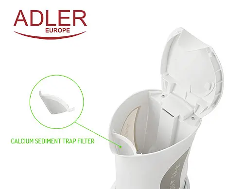 Электрочайник пластиковый Adler AD 03 1,0 литр - фото 5