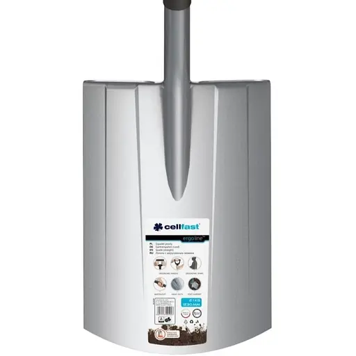 Лопата Cellfast із закругленим лезом (40-001) - фото 2