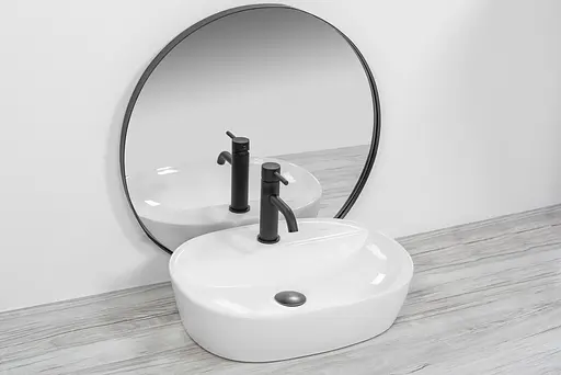 Умивальник Rea Carina накладний білий REA-U0568, Білий - фото 5