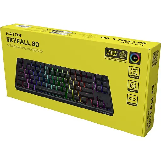 Клавиатура Hator Skyfall Black (HTK1180UA) [151656] - фото 6